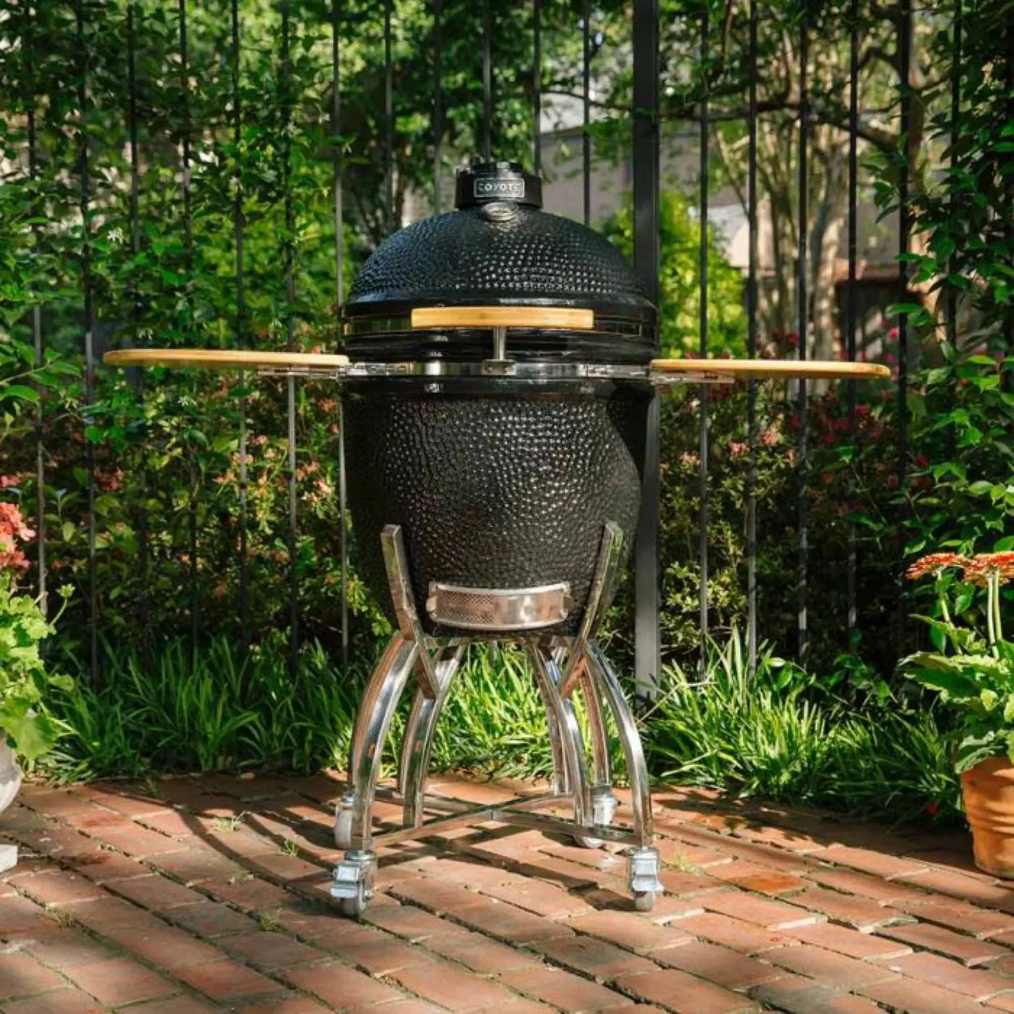 Coyote Asado Stand with Side Shelves - C1CHCS - CT - by Coyote Outdoor Living | Buy at Agent BBQ