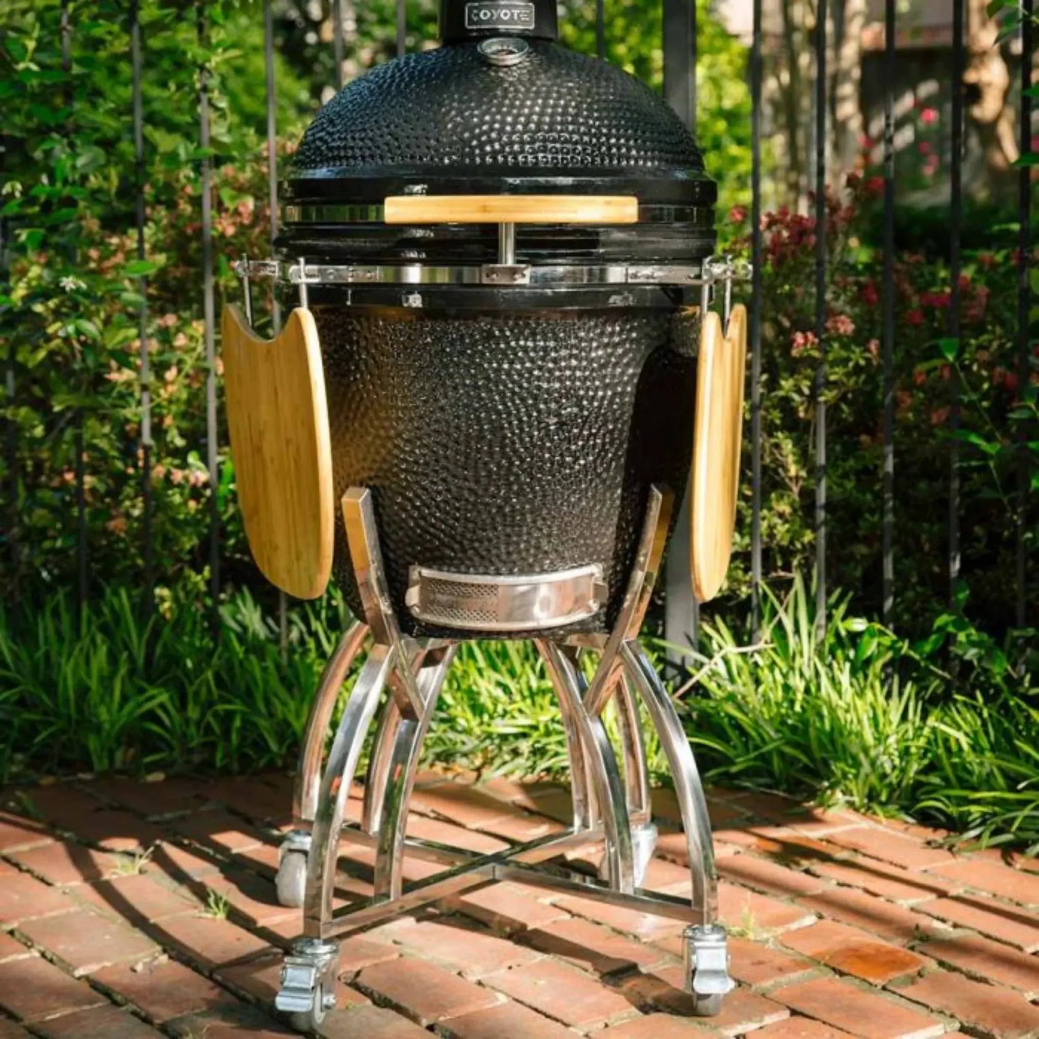 Coyote Asado Stand with Side Shelves - C1CHCS - CT - by Coyote Outdoor Living | Buy at Agent BBQ