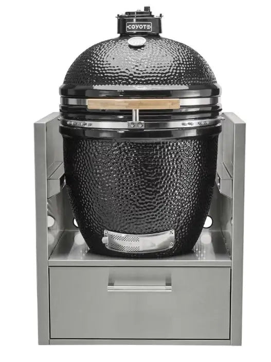 Coyote C1SLV Asado Power Burner Insulating Jacket w/ Drawer - by Coyote Outdoor Living | Buy at Agent BBQ