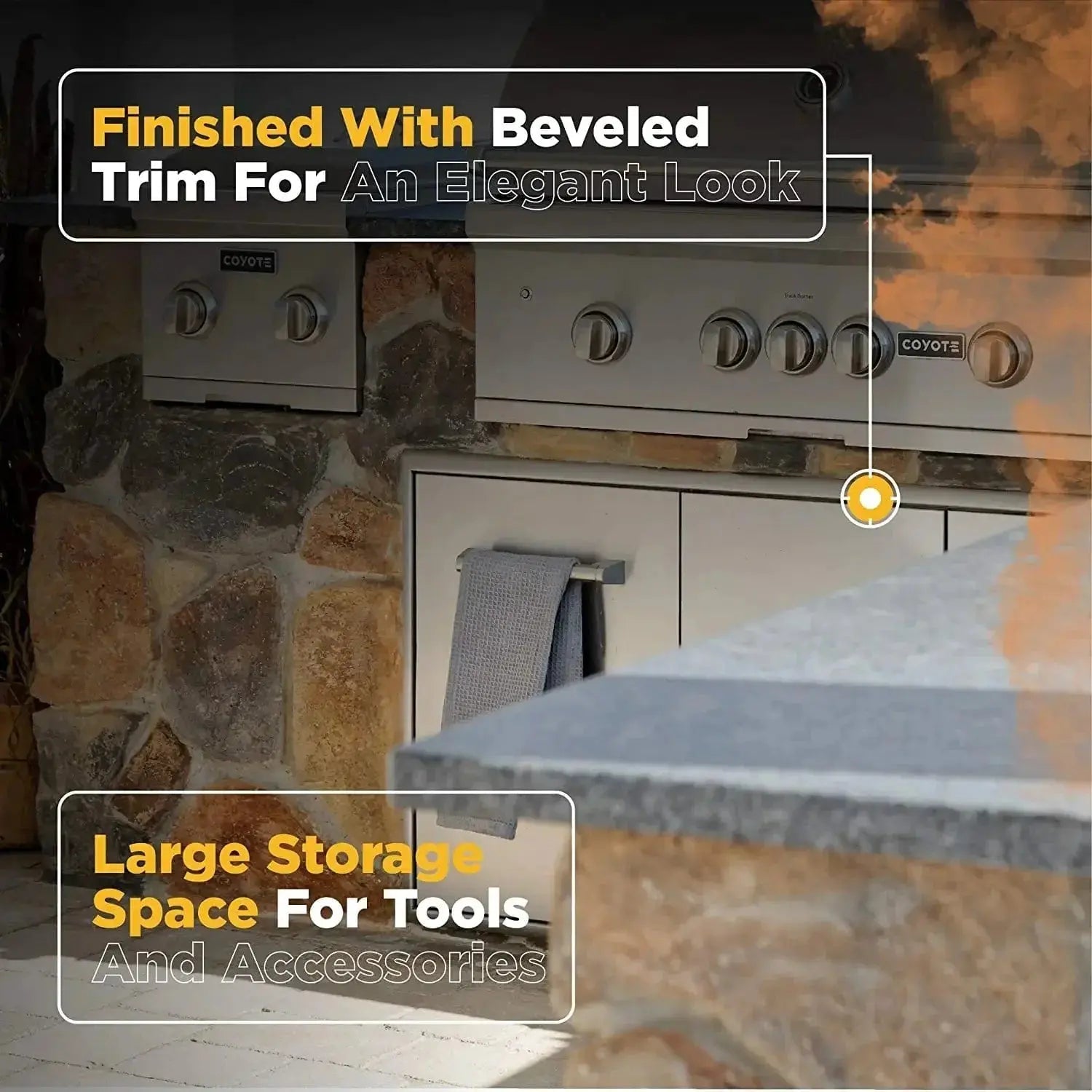 Coyote Combination Storage Solutions - CCD - Outdoor Kitchens by Coyote Outdoor Living | Buy at Agent BBQ