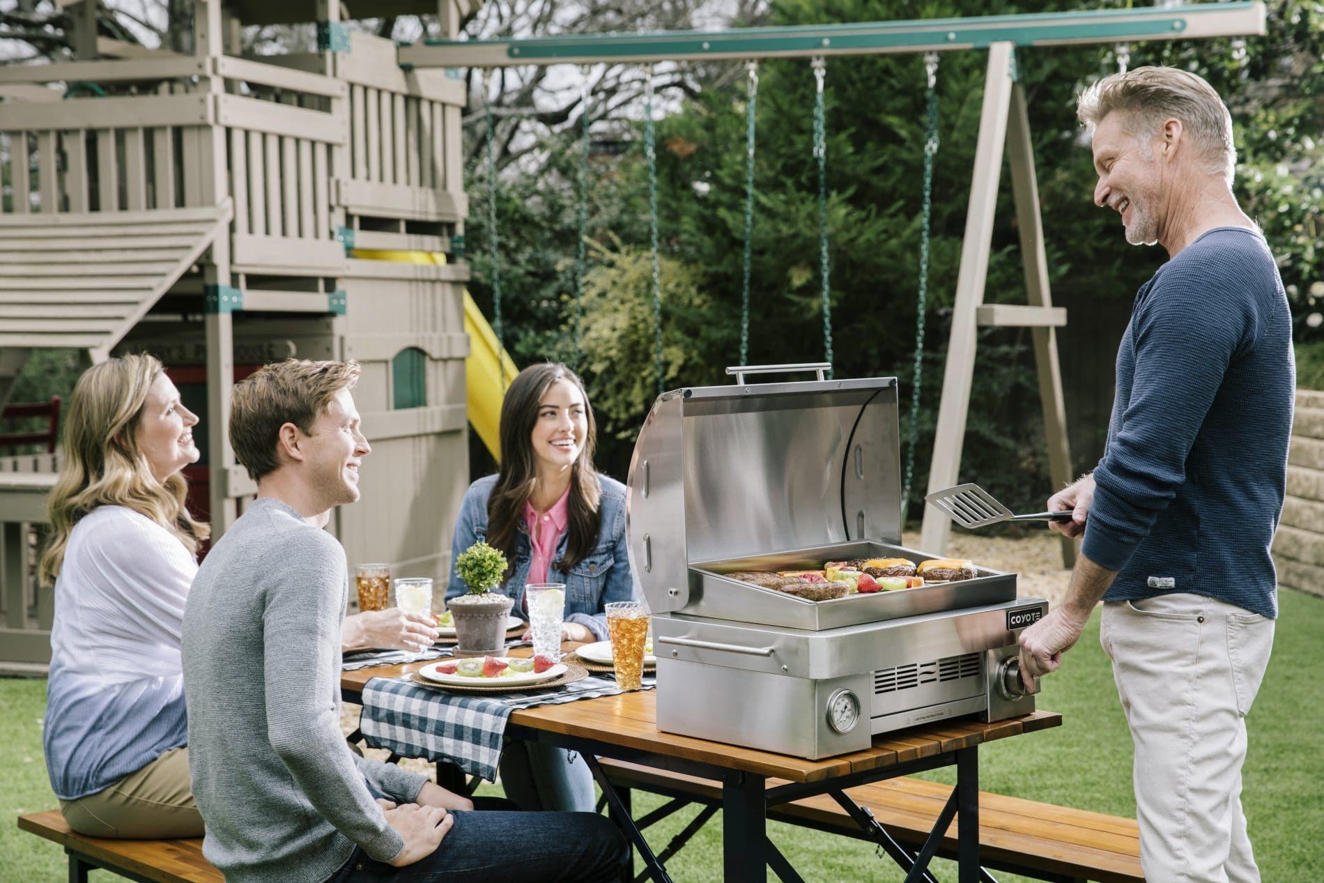 Coyote Portable 25" Grill - C1PORTLP - by Coyote Outdoor Living | Buy at Agent BBQ