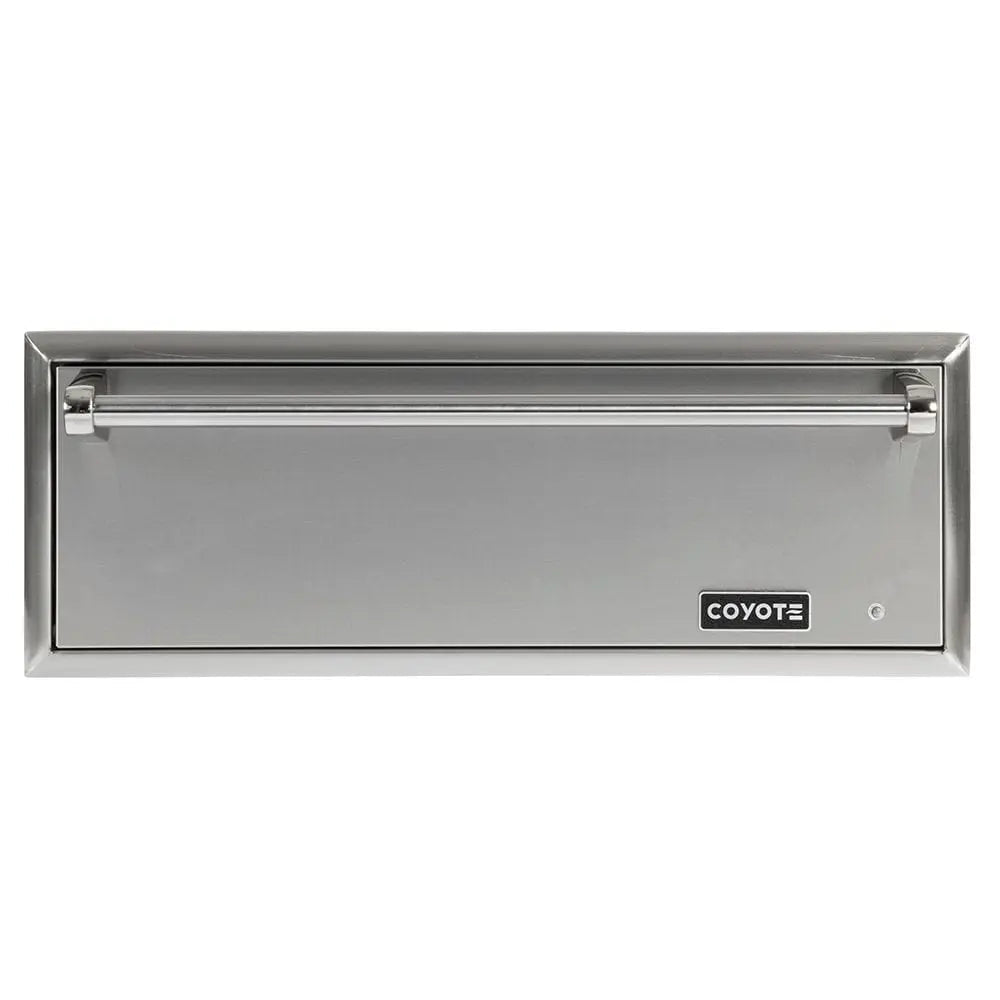 Coyote Stainless Steel Warming Drawer - C3 - WD - Outdoor Kitchens by Coyote Outdoor Living | Buy at Agent BBQ