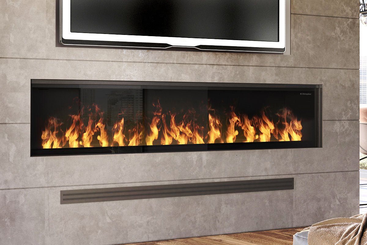 Dimplex 86" Opti - myst Linear Built - In Electric Fireplace - Electric Fireplace by Dimplex | Buy at Agent BBQ