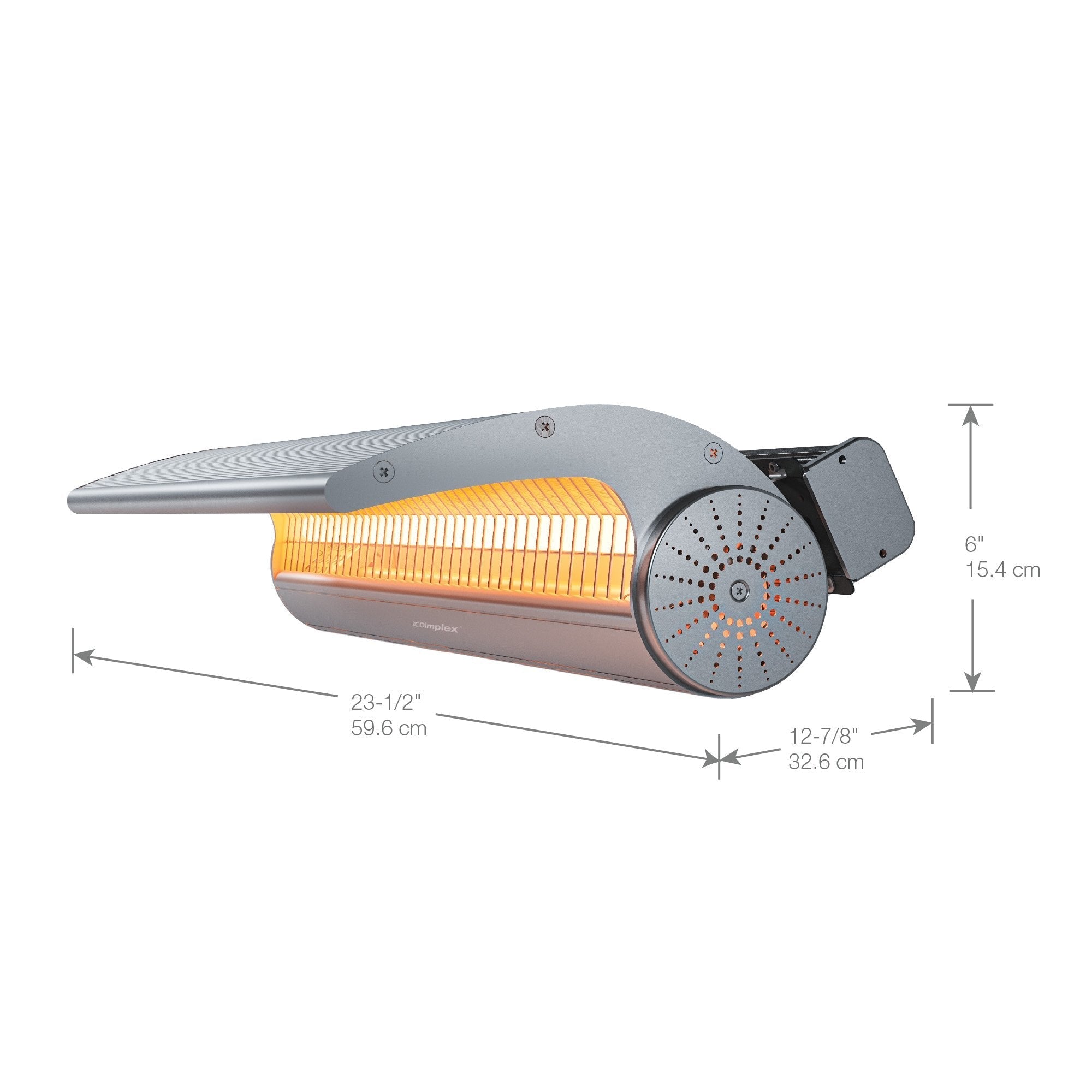 Dimplex - DHS Series 2000W Outdoor/Indoor Infrared Electric Heater - DSH20W - by Dimplex | Buy at Agent BBQ