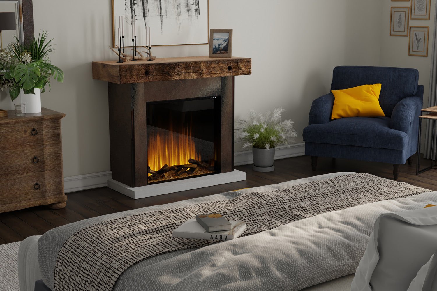 Dimplex Ignite Aspire 30" Smart Built - In Portrait Electric Firebox - Electric Fireboxes by Dimplex | Buy at Agent BBQ
