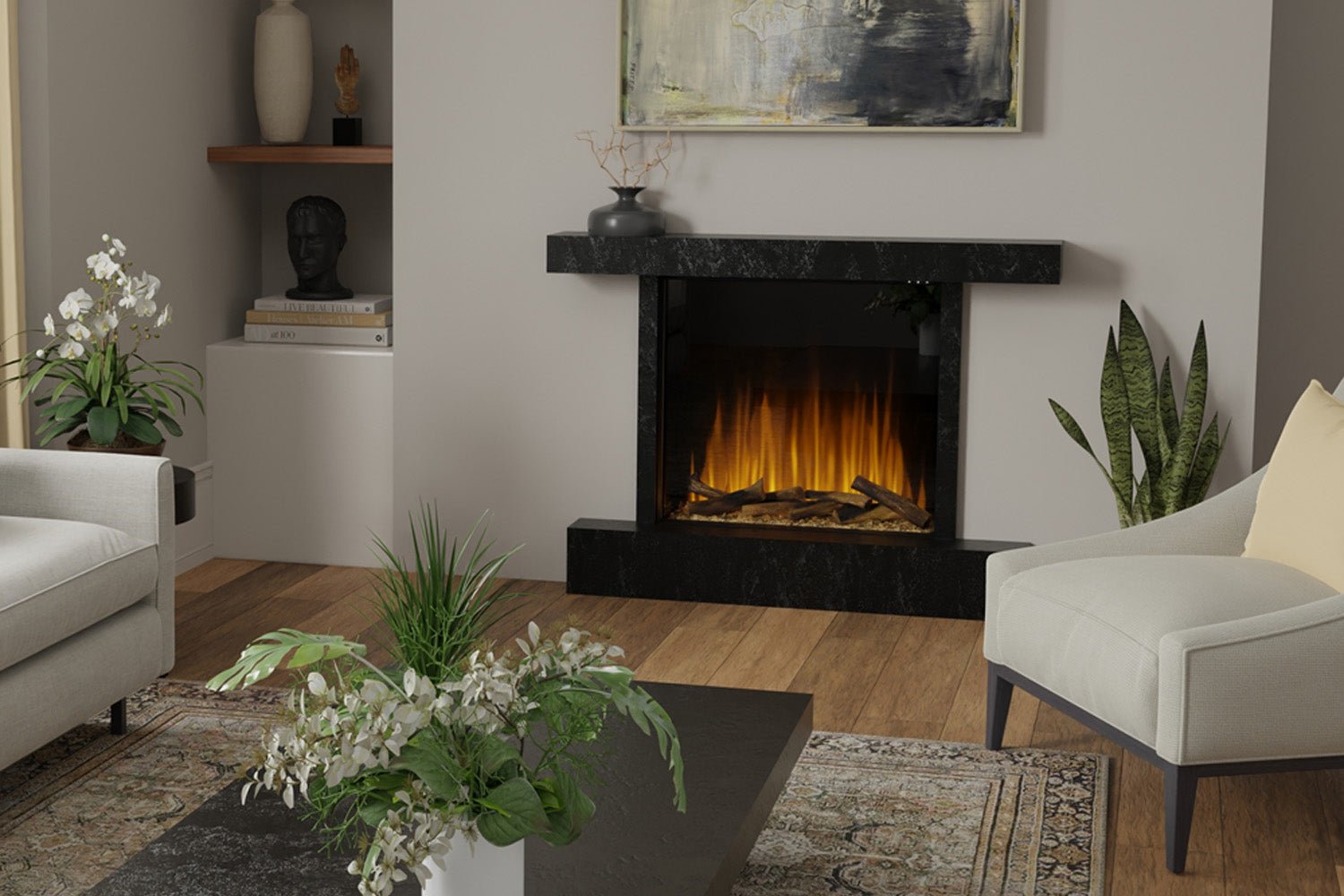 Dimplex Ignite Aspire 30" Smart Built - In Portrait Electric Firebox - Electric Fireboxes by Dimplex | Buy at Agent BBQ
