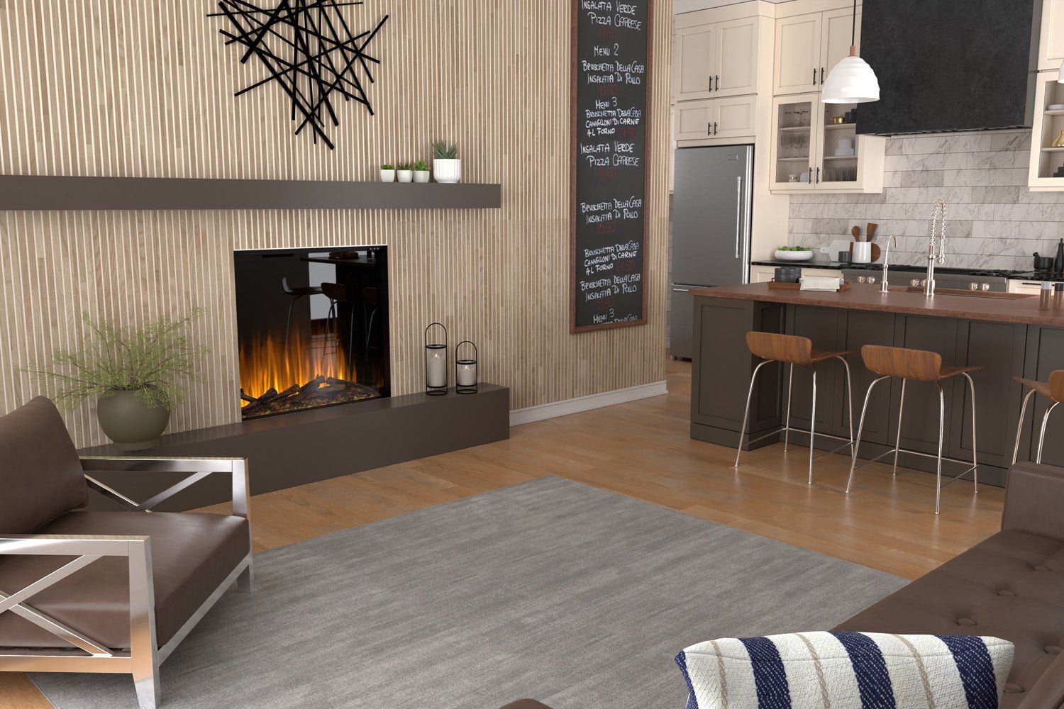 Dimplex Ignite Aspire 36" Smart Built - In Portrait Electric Firebox - Electric Fireboxes by Dimplex | Buy at Agent BBQ