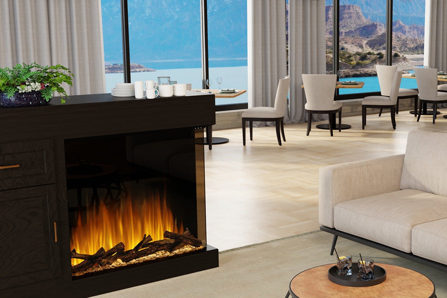 Dimplex Ignite Aspire 42" Smart Built - In Portrait Electric Firebox - Electric Fireboxes by Dimplex | Buy at Agent BBQ