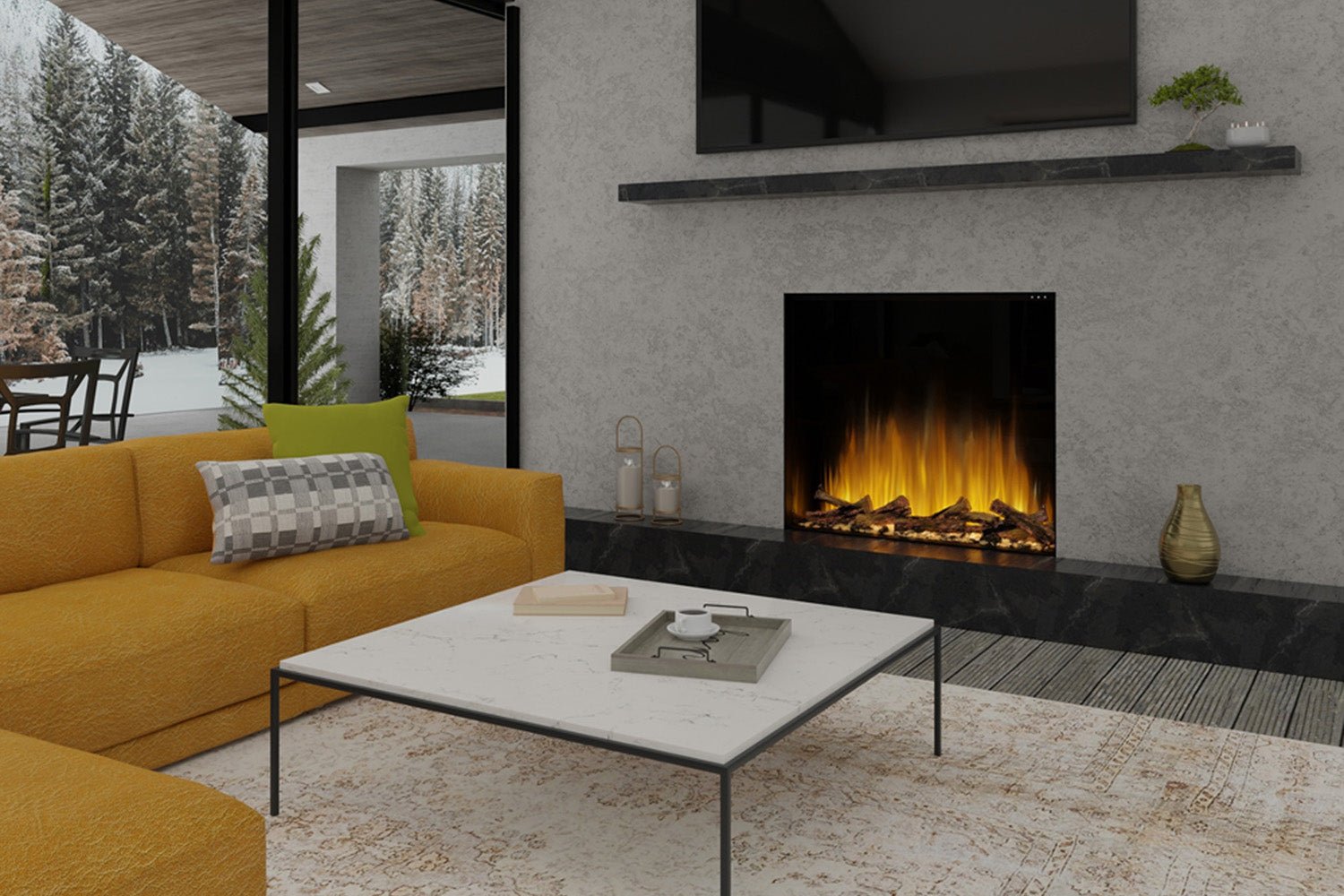 Dimplex Ignite Aspire 48" Smart Built - In Portrait Electric Firebox - Electric Fireboxes by Dimplex | Buy at Agent BBQ