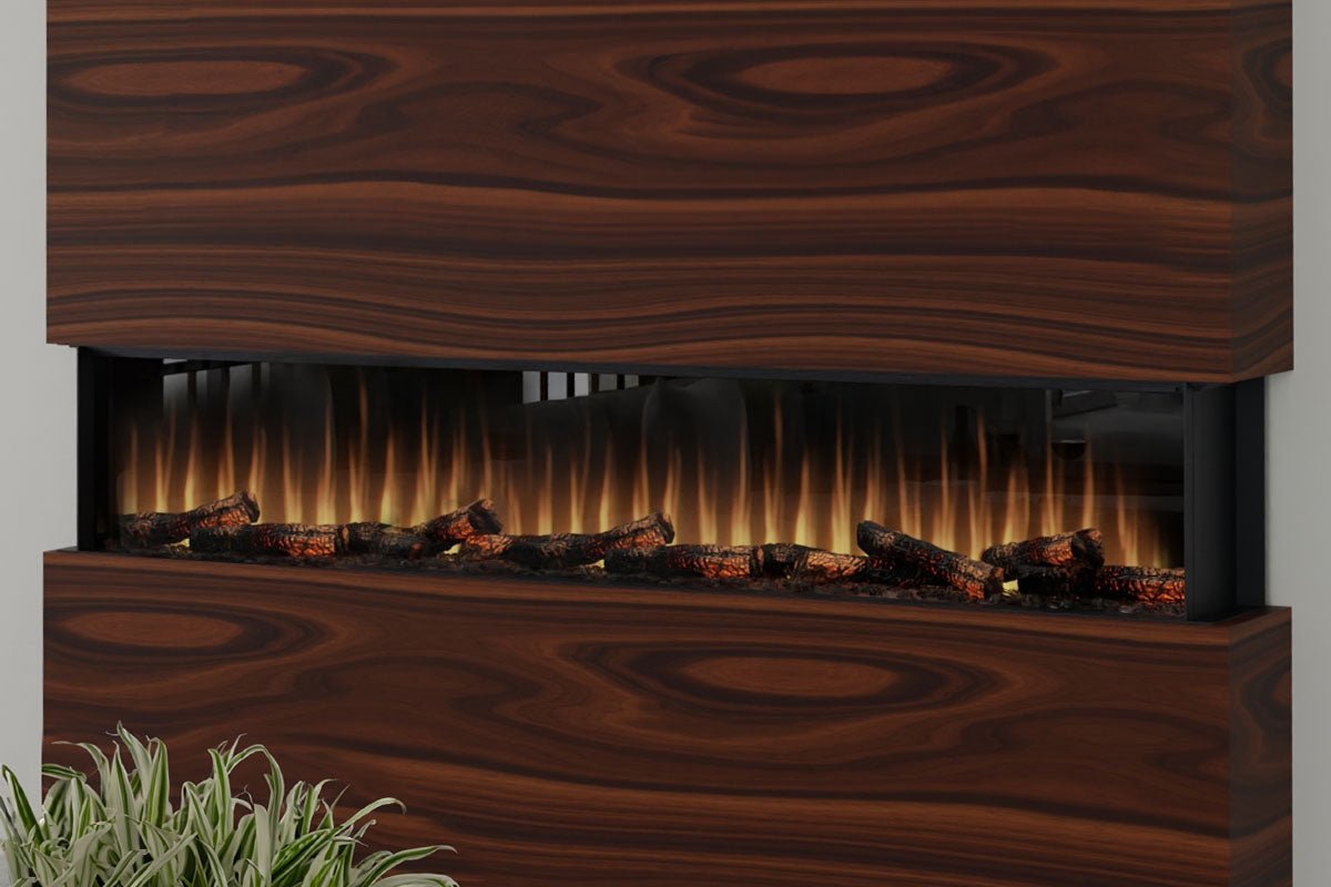 Dimplex Ignite Ultra 100" Smart Linear Multi - Side View Built - In Electric Fireplace - Electric Fireplace by Dimplex | Buy at Agent BBQ