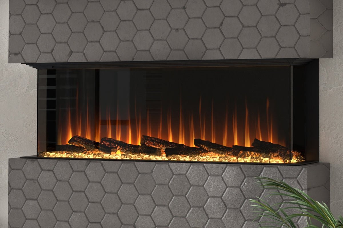 Dimplex Ignite Ultra 50" Smart Linear Multi - Side View Built - In Electric Fireplace - Electric Fireplace by Dimplex | Buy at Agent BBQ