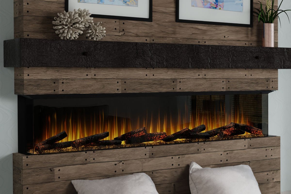 Dimplex Ignite Ultra 88" Smart Linear Multi - Side View Built - In Electric Fireplace - Electric Fireplace by Dimplex | Buy at Agent BBQ