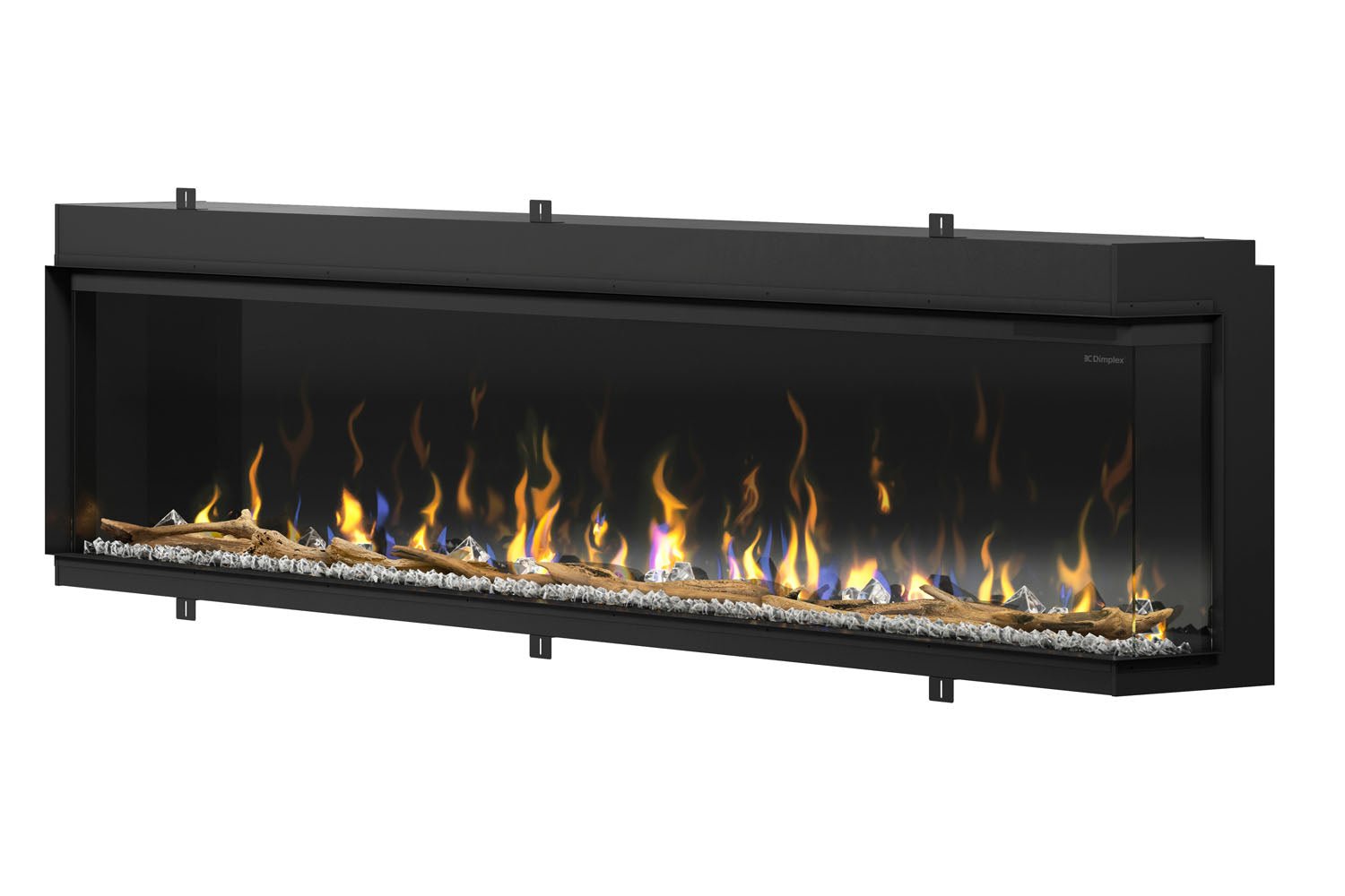 Dimplex IgniteXL Bold 100" Smart Linear Multi - Side View Built - In Electric Fireplace - Electric Fireplace by Dimplex | Buy at Agent BBQ