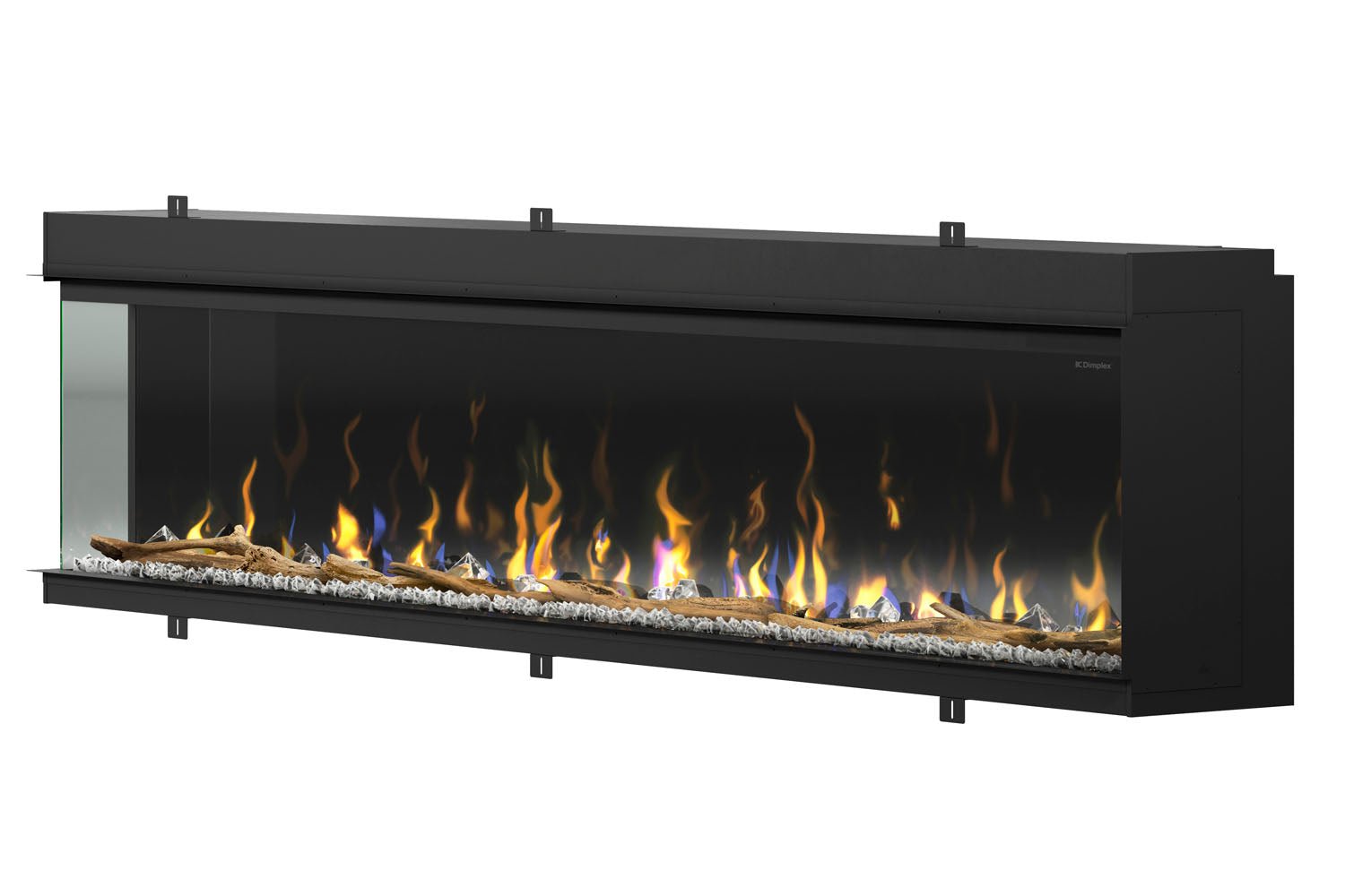 Dimplex IgniteXL Bold 100" Smart Linear Multi - Side View Built - In Electric Fireplace - Electric Fireplace by Dimplex | Buy at Agent BBQ