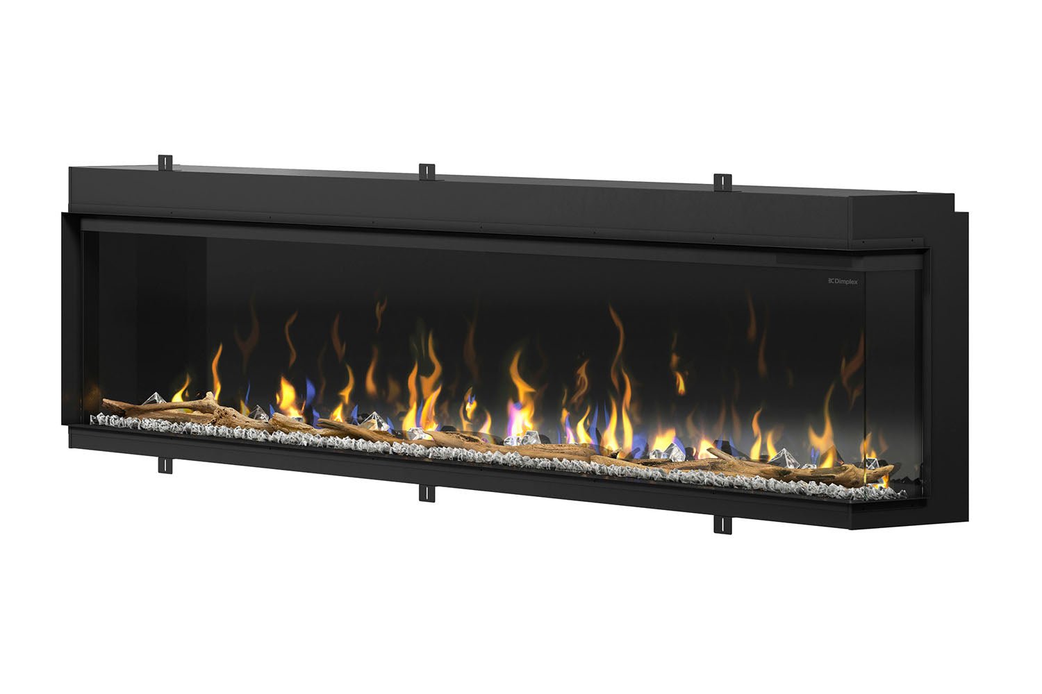 Dimplex IgniteXL Bold 100" Smart Linear Multi - Side View Built - In Electric Fireplace - Electric Fireplace by Dimplex | Buy at Agent BBQ