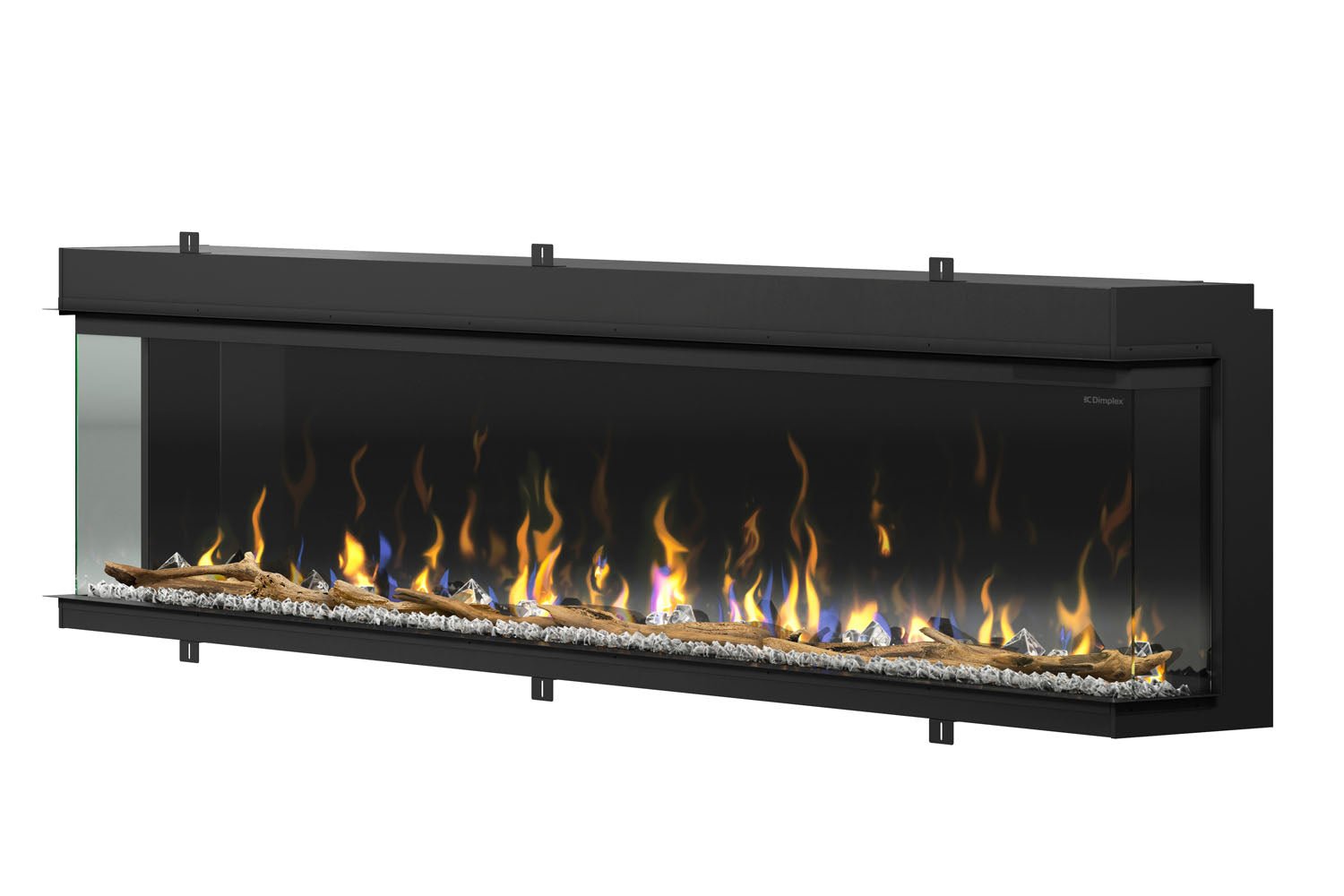 Dimplex IgniteXL Bold 100" Smart Linear Multi - Side View Built - In Electric Fireplace - Electric Fireplace by Dimplex | Buy at Agent BBQ
