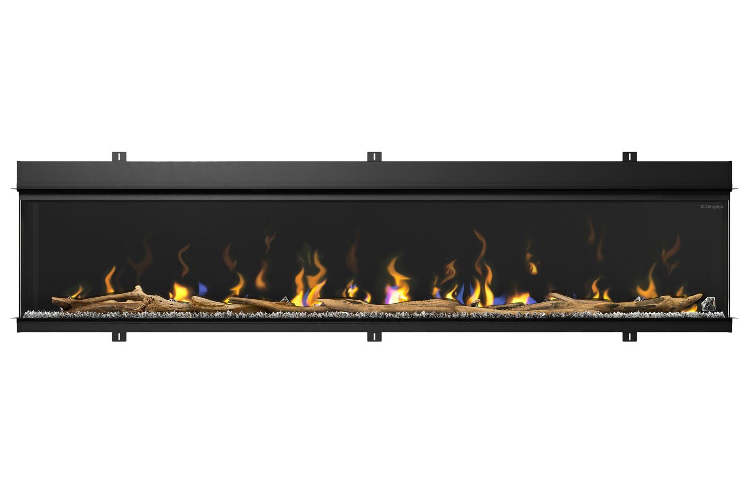 Dimplex IgniteXL Bold 100" Smart Linear Multi - Side View Built - In Electric Fireplace - Electric Fireplace by Dimplex | Buy at Agent BBQ