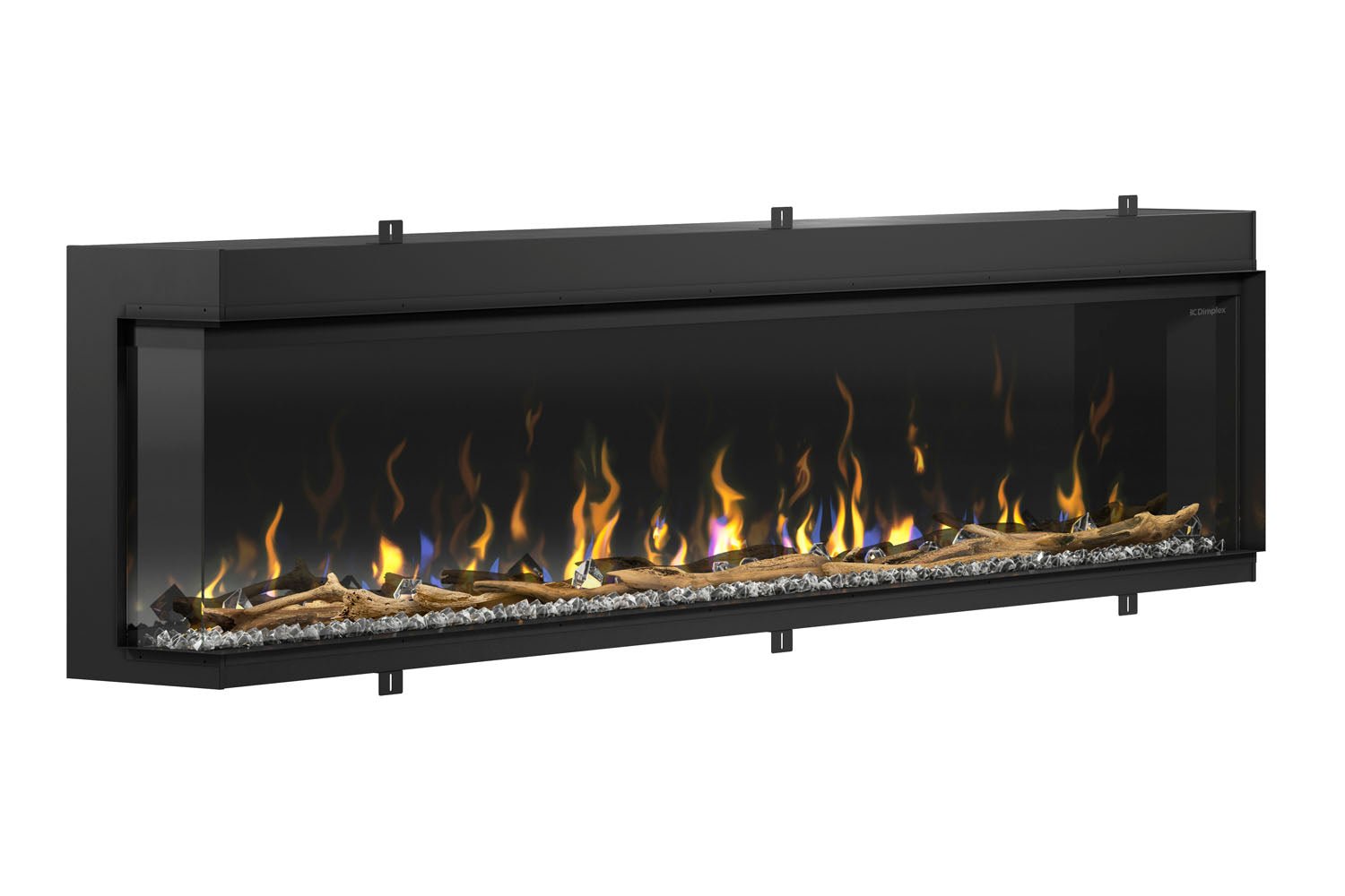 Dimplex IgniteXL Bold 100" Smart Linear Multi - Side View Built - In Electric Fireplace - Electric Fireplace by Dimplex | Buy at Agent BBQ