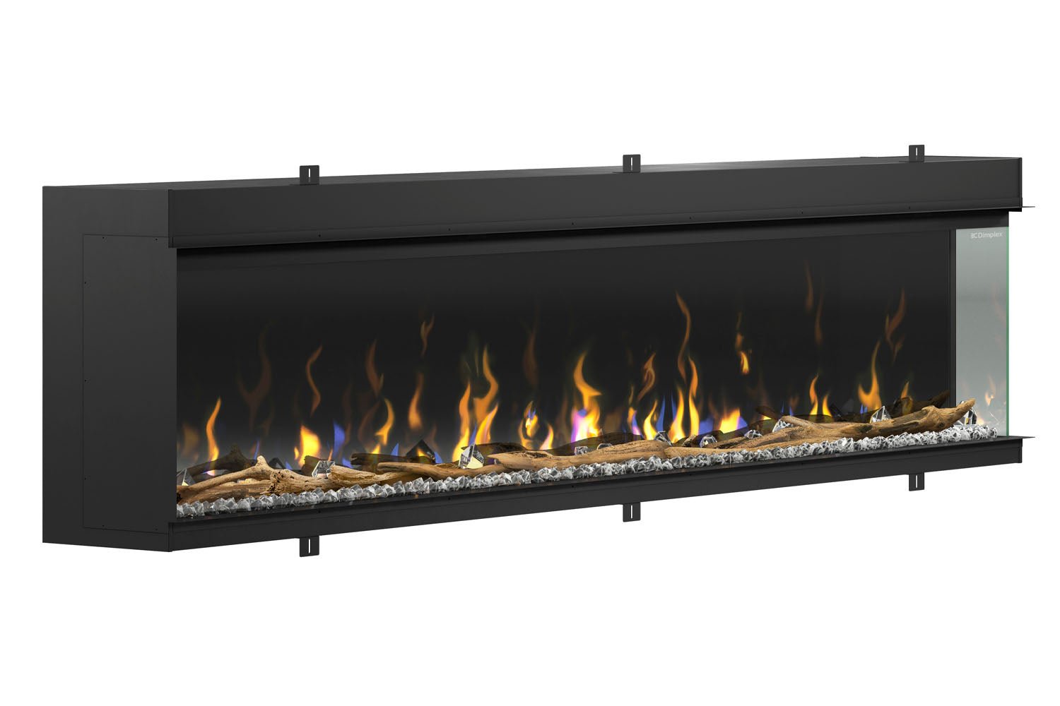 Dimplex IgniteXL Bold 100" Smart Linear Multi - Side View Built - In Electric Fireplace - Electric Fireplace by Dimplex | Buy at Agent BBQ