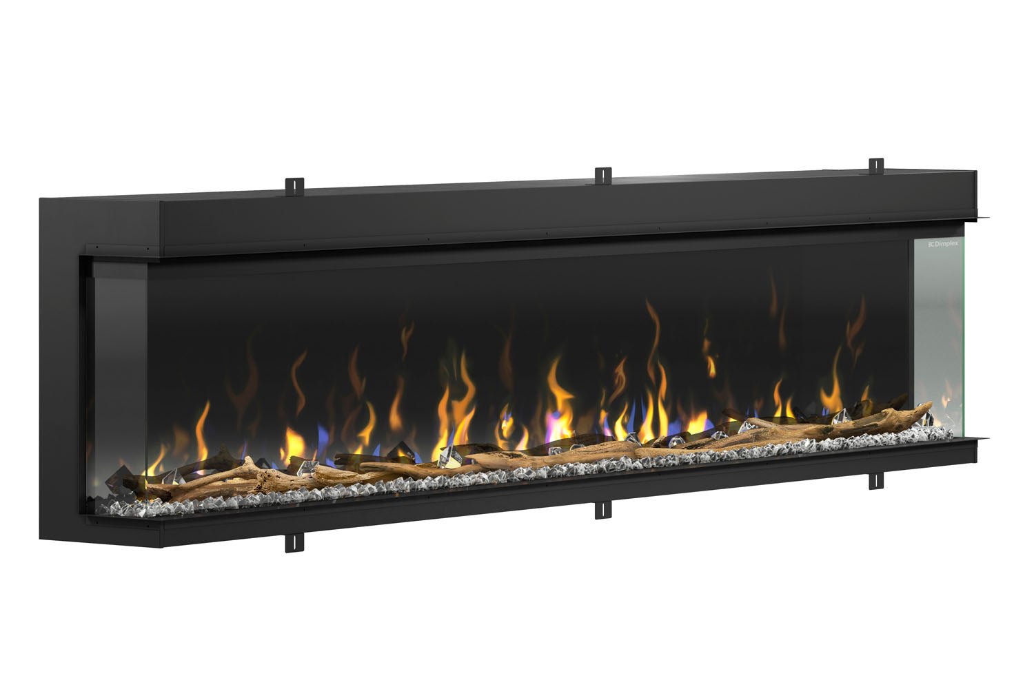 Dimplex IgniteXL Bold 100" Smart Linear Multi - Side View Built - In Electric Fireplace - Electric Fireplace by Dimplex | Buy at Agent BBQ