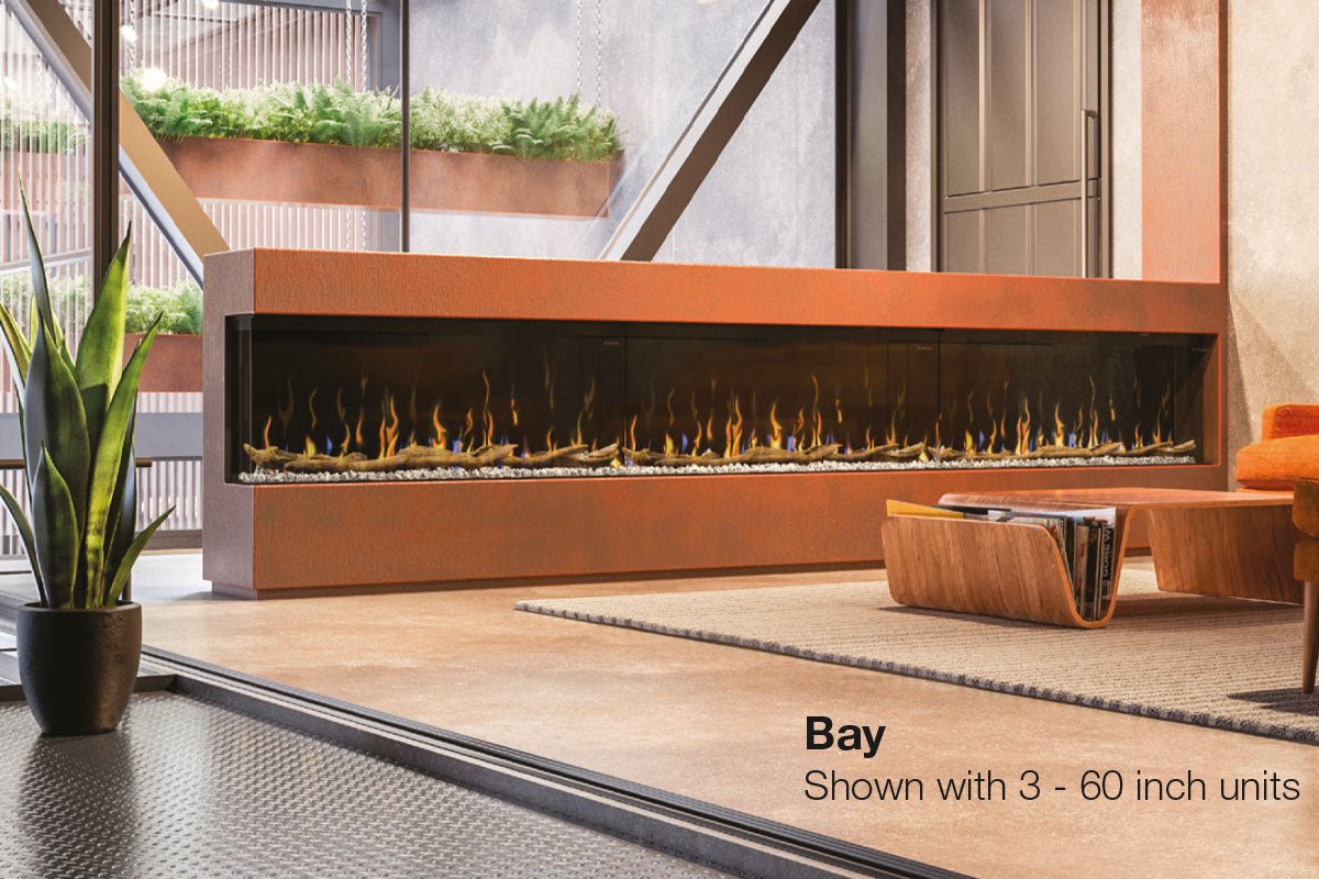 Dimplex IgniteXL Bold 50" Smart Linear Multi - Side View Built - In Electric Fireplace - Electric Fireplace by Dimplex | Buy at Agent BBQ
