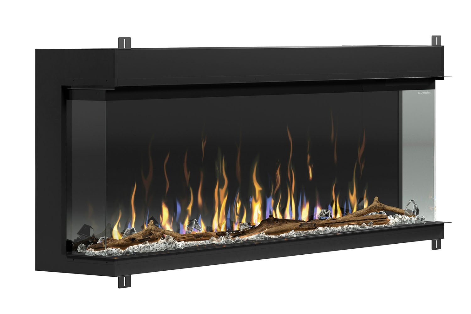 Dimplex IgniteXL Bold 60" Smart Linear Multi - Side View Built - In Electric Fireplace - Electric Fireplace by Dimplex | Buy at Agent BBQ