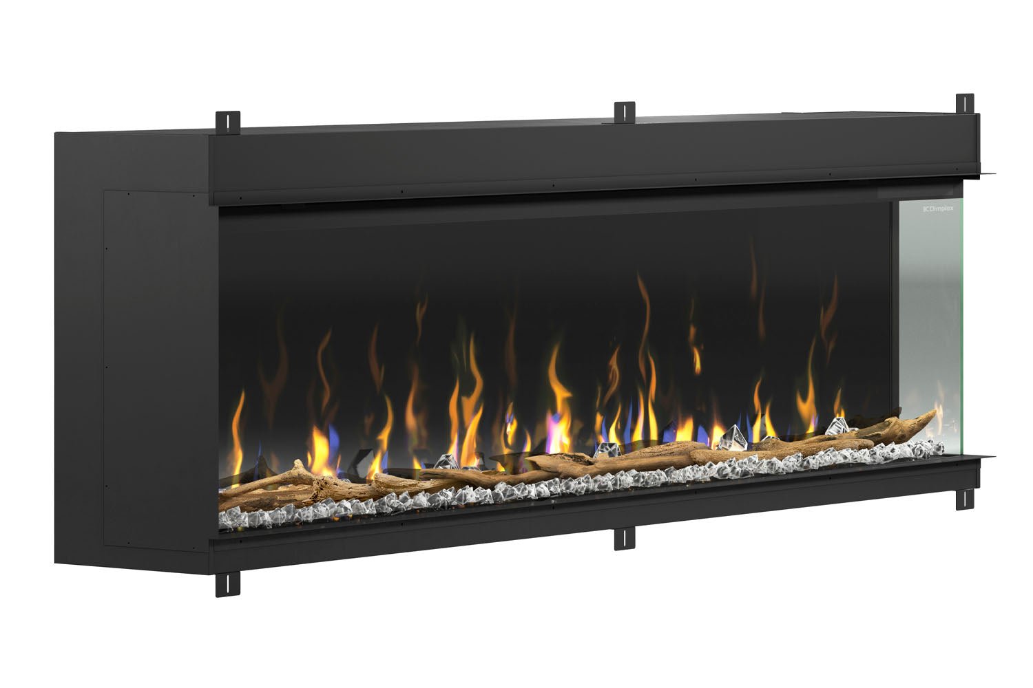 Dimplex IgniteXL Bold 74" Smart Linear Multi - Side View Built - In Electric Fireplace - Electric Fireplace by Dimplex | Buy at Agent BBQ