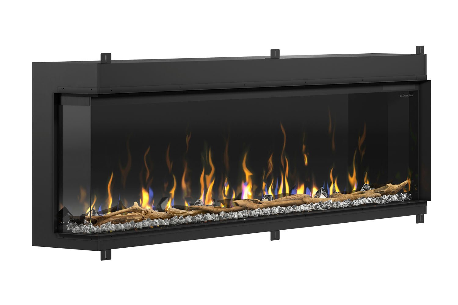 Dimplex IgniteXL Bold 74" Smart Linear Multi - Side View Built - In Electric Fireplace - Electric Fireplace by Dimplex | Buy at Agent BBQ