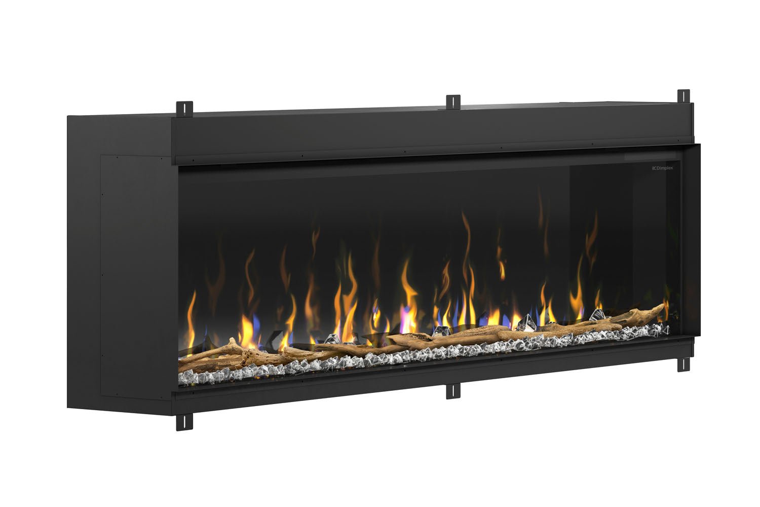 Dimplex IgniteXL Bold 74" Smart Linear Multi - Side View Built - In Electric Fireplace - Electric Fireplace by Dimplex | Buy at Agent BBQ