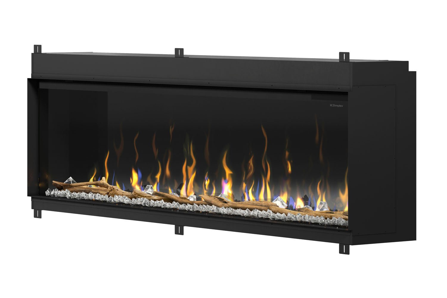 Dimplex IgniteXL Bold 74" Smart Linear Multi - Side View Built - In Electric Fireplace - Electric Fireplace by Dimplex | Buy at Agent BBQ