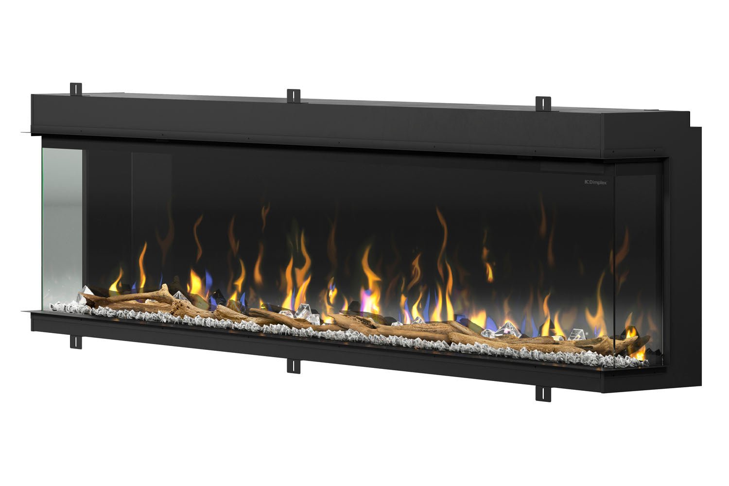 Dimplex IgniteXL Bold 88" Smart Linear Multi - Side View Built - In Electric Fireplace - Electric Fireplace by Dimplex | Buy at Agent BBQ