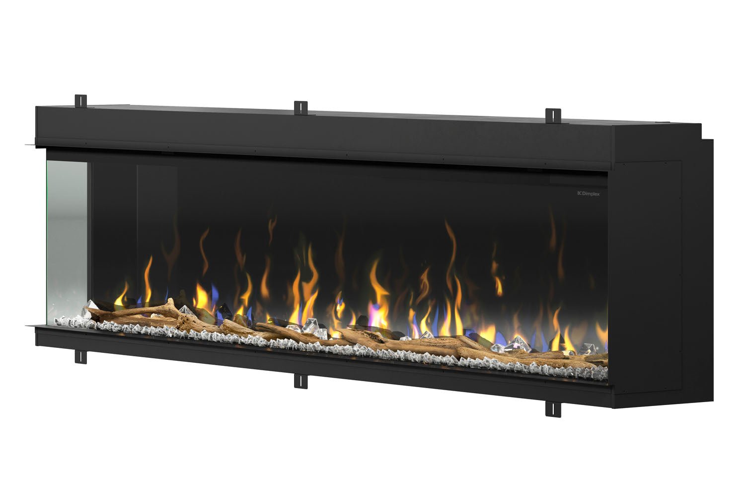 Dimplex IgniteXL Bold 88" Smart Linear Multi - Side View Built - In Electric Fireplace - Electric Fireplace by Dimplex | Buy at Agent BBQ