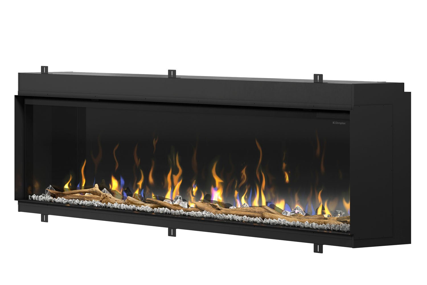 Dimplex IgniteXL Bold 88" Smart Linear Multi - Side View Built - In Electric Fireplace - Electric Fireplace by Dimplex | Buy at Agent BBQ