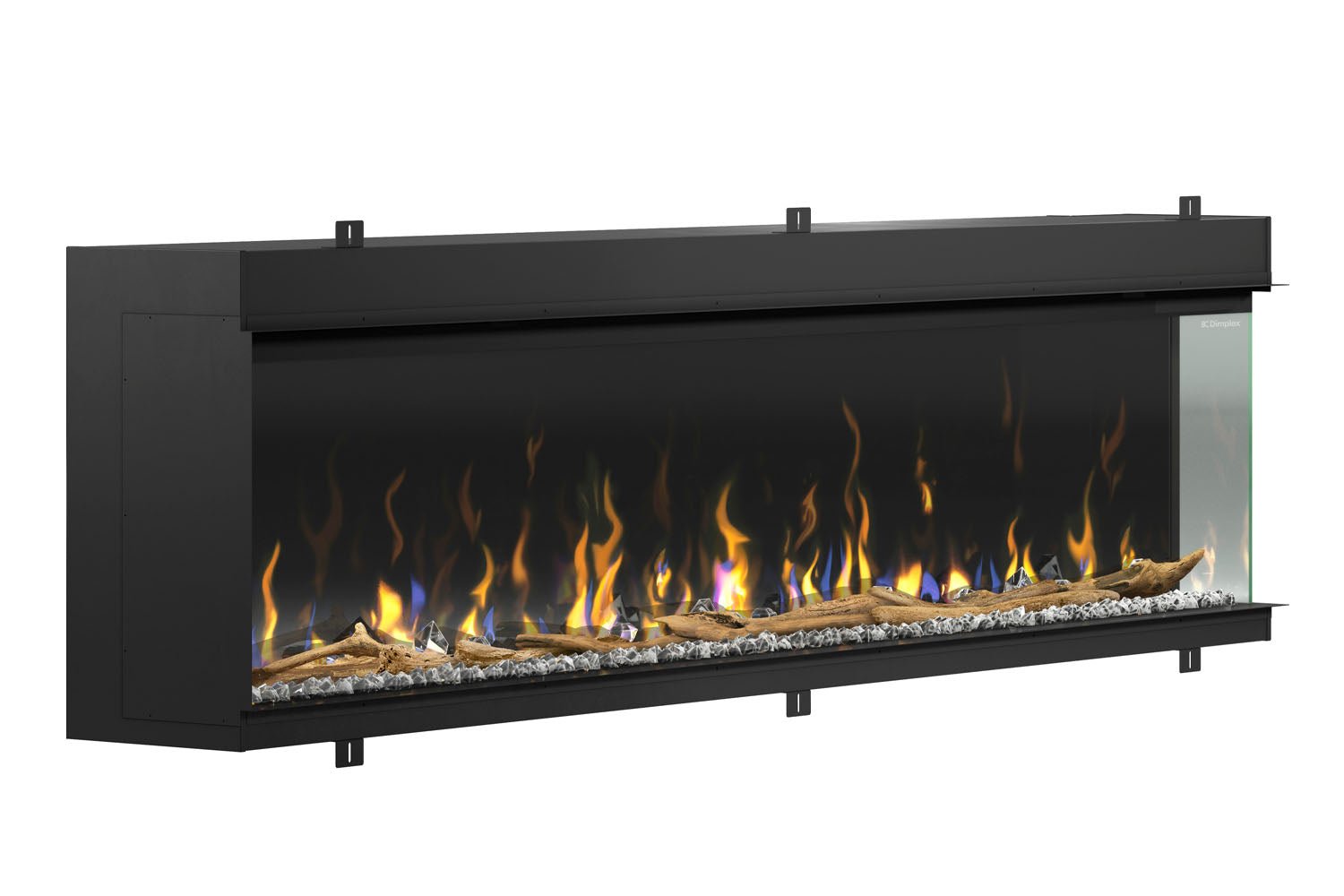 Dimplex IgniteXL Bold 88" Smart Linear Multi - Side View Built - In Electric Fireplace - Electric Fireplace by Dimplex | Buy at Agent BBQ