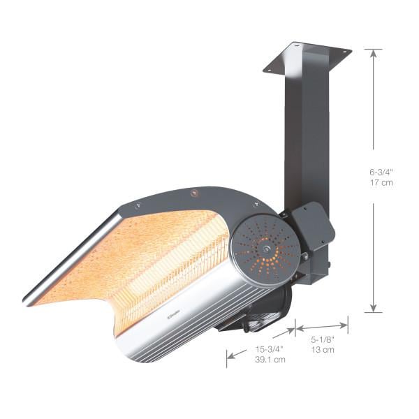 Dimplex - Indoor/Outdoor Electric Infrared Heater Ceiling - Mount Bracket - DSHCMB - by Dimplex | Buy at Agent BBQ