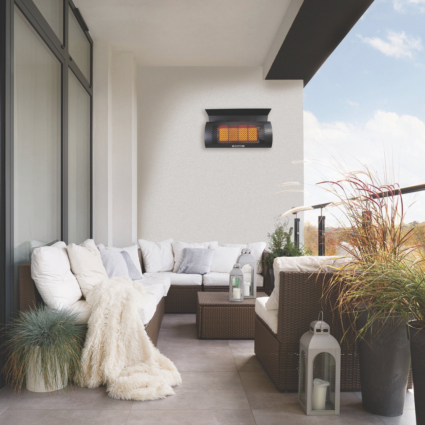 Dimplex - Outdoor Wall Mounted Infrared Heater - Natural Gas - DGR32WNG - by Dimplex | Buy at Agent BBQ