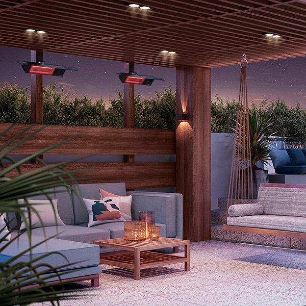 Dimplex - Plug - in Electric Infrared Patio Heater 120V/1500W - DIRP15A10GR - by Dimplex | Buy at Agent BBQ