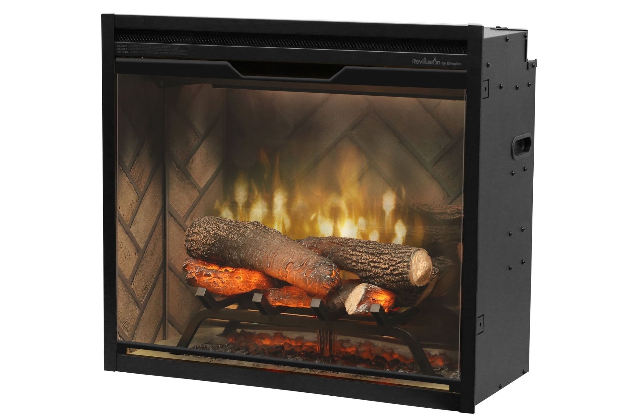Dimplex Revillusion 24 inch Built - In Electric Firebox | Herringbone Brick - by Dimplex | Buy at Agent BBQ
