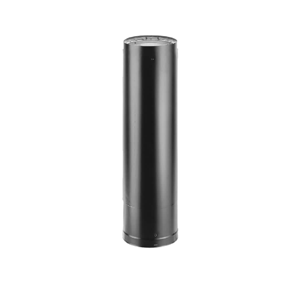 DuraVent - Cathedral Ceiling With Black Double Wall Pipe Wood Stove Chimney Kit - by DuraVent | Buy at Agent BBQ