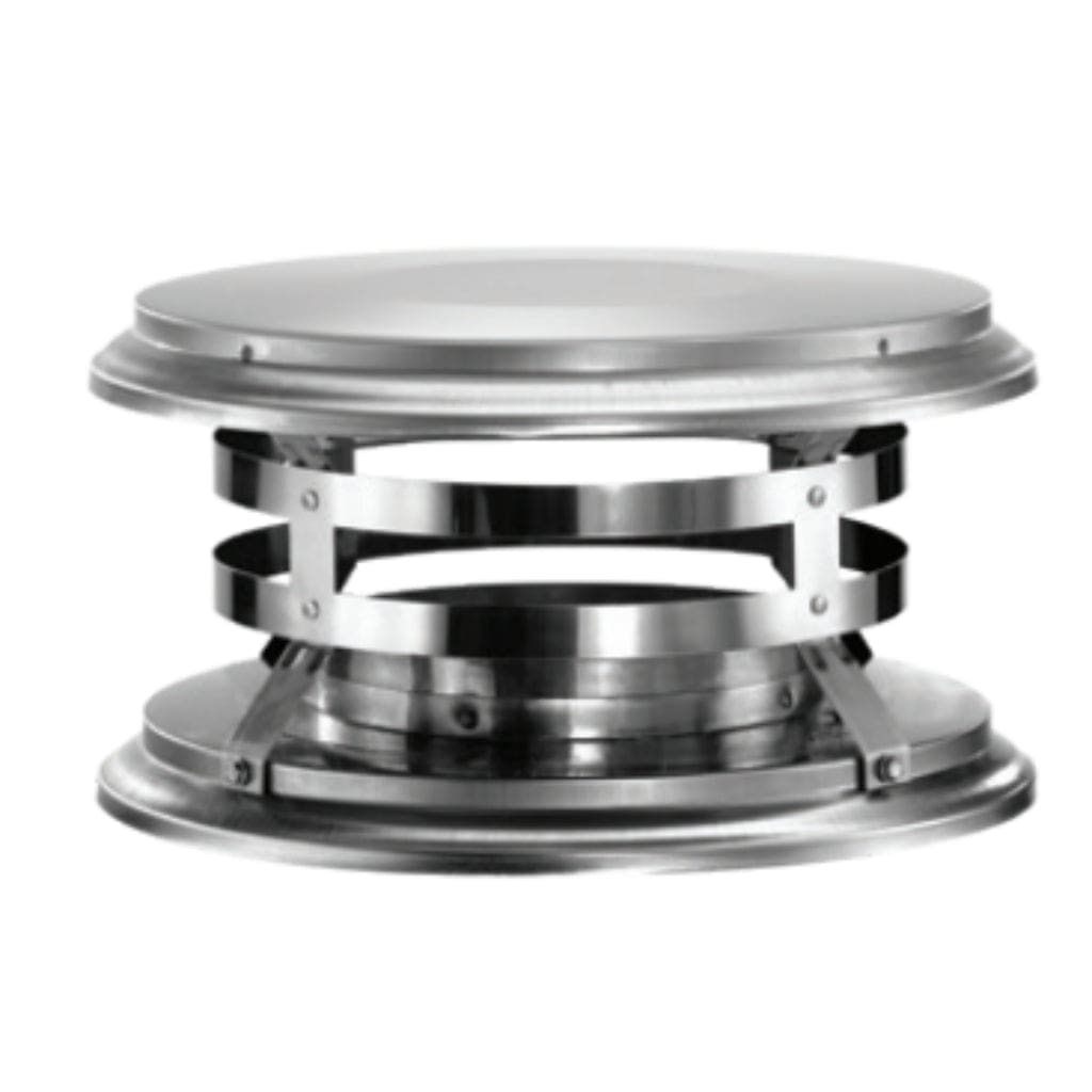 DuraVent - Cathedral Ceiling With Black Double Wall Pipe Wood Stove Chimney Kit - by DuraVent | Buy at Agent BBQ