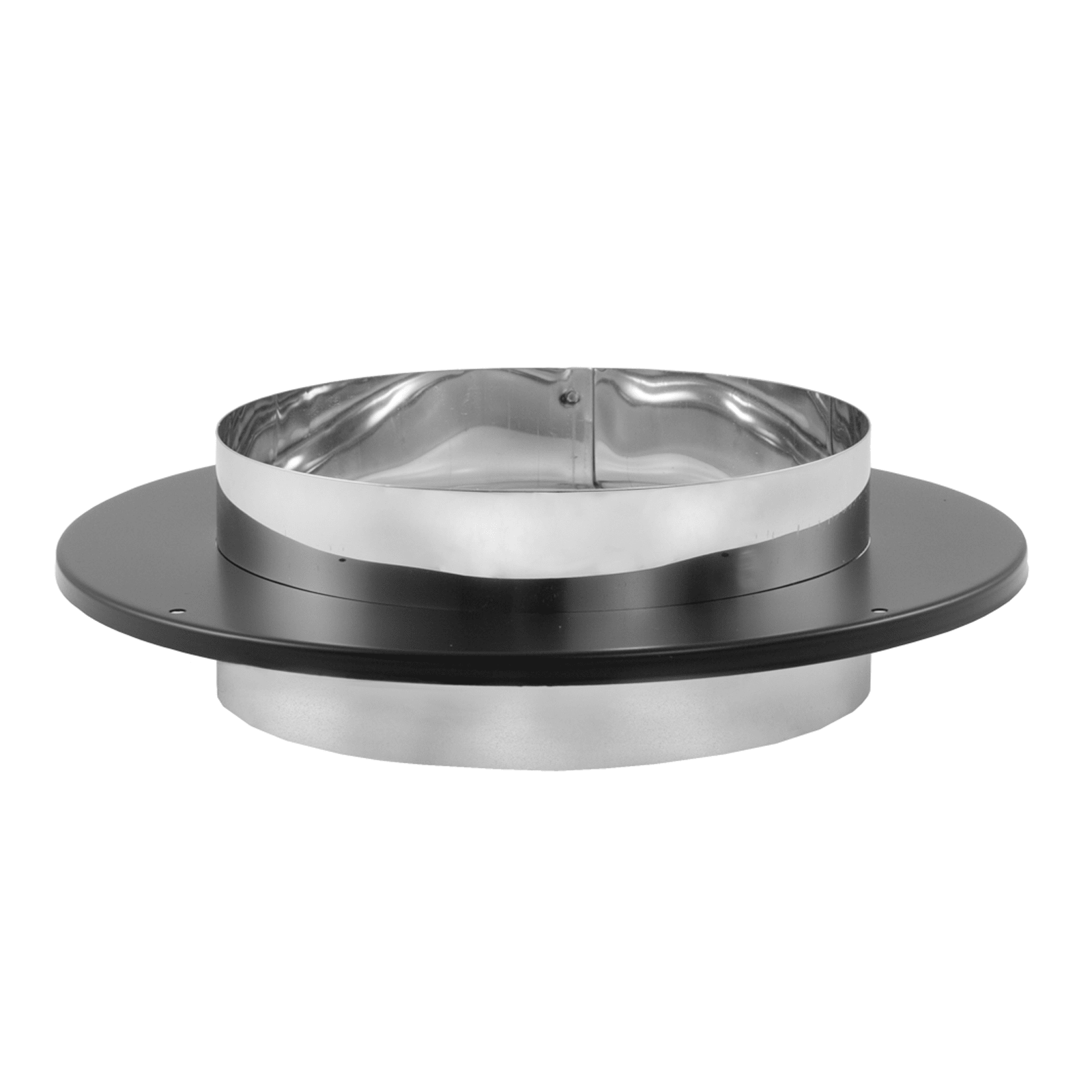 DuraVent DVL/DuraBlack 8 Inch Diameter Black Chimney Adapter - 8DVL-ADC - Venting Component by DuraVent | Buy at Agent BBQ