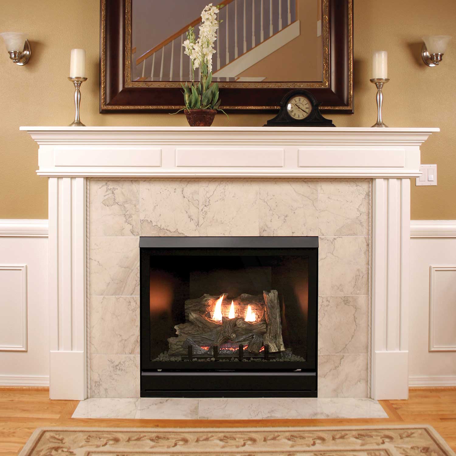 Empire 32 Inch Tahoe Clean - Face Direct Vent Deluxe Gas Fireplace - DVCD32FP - by Empire Comfort Systems | Buy at Agent BBQ