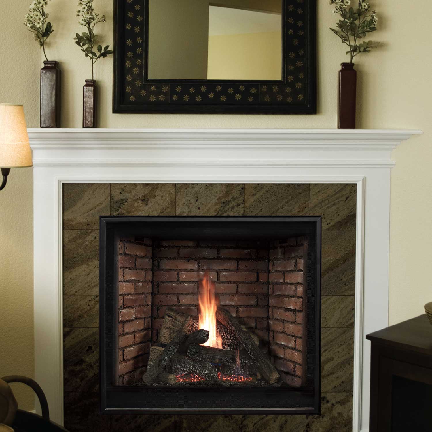 Empire 32 Inch Tahoe Clean - Face Direct Vent Premium Gas Fireplace - DVCP32BP - by Empire Comfort Systems | Buy at Agent BBQ