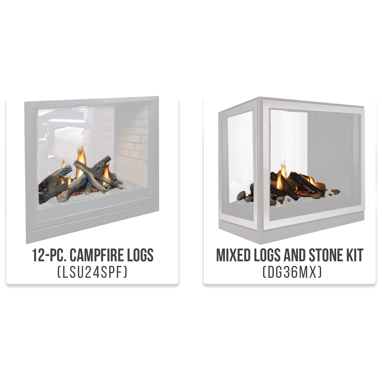 Empire 36 Inch Tahoe Clean - Face Direct Vent Premium See - Through Gas Fireplace - DVCP36S - by Empire Comfort Systems | Buy at Agent BBQ