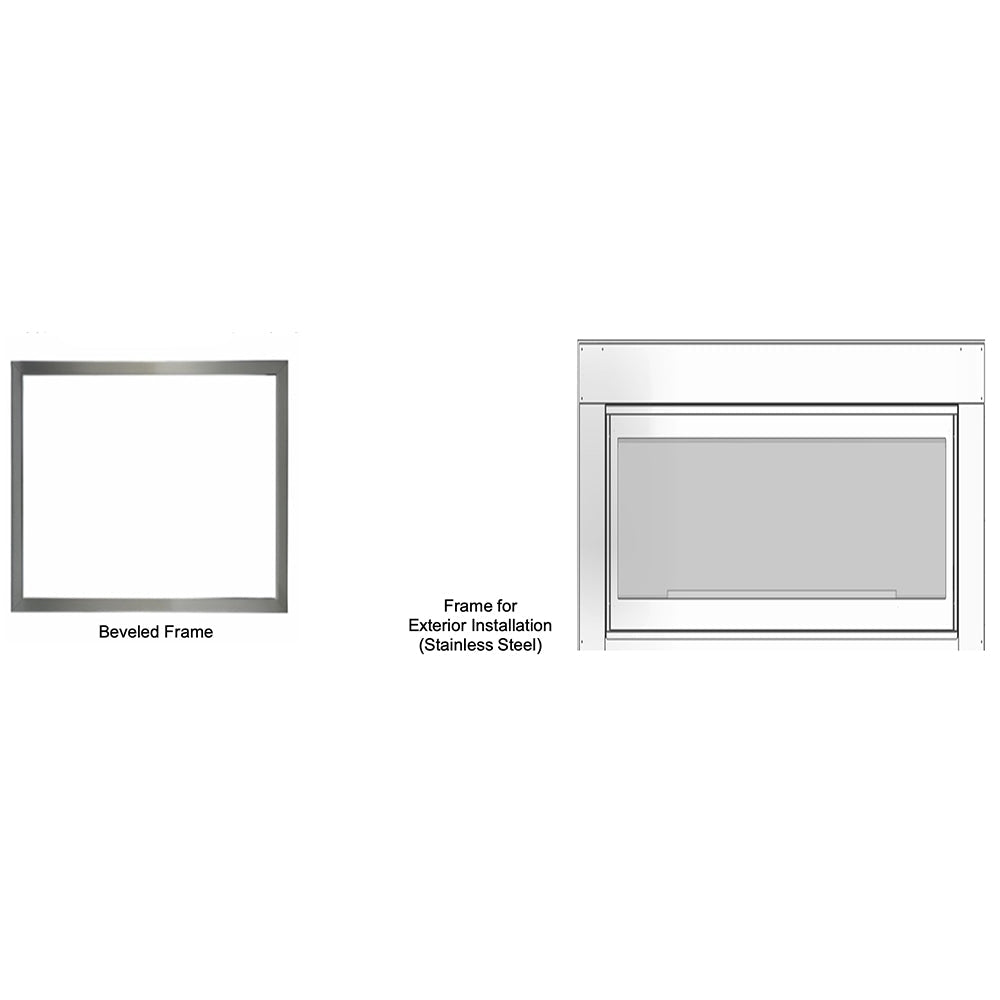 Empire 40 Inch Rushmore Clean - Face Direct Vent Double Sided See - Through Indoor/Outdoor Fireplace with Log Set - DVCT40CSP - OUT - by Empire Comfort Systems | Buy at Agent BBQ