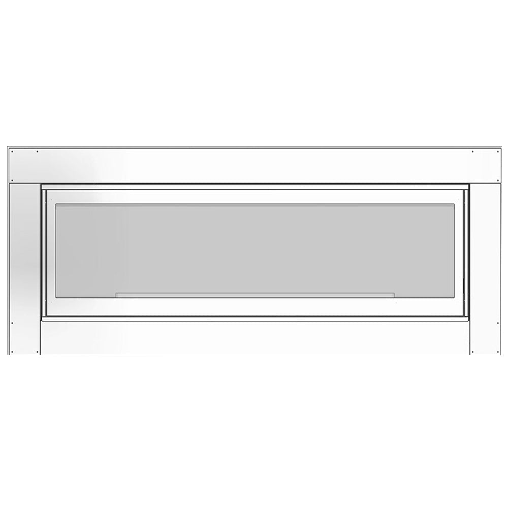 Empire 48 Inch Boulevard Direct Vent See - Through Indoor/Outdoor Linear Gas Fireplace - DVLL48SP - OUT - by Empire Comfort Systems | Buy at Agent BBQ