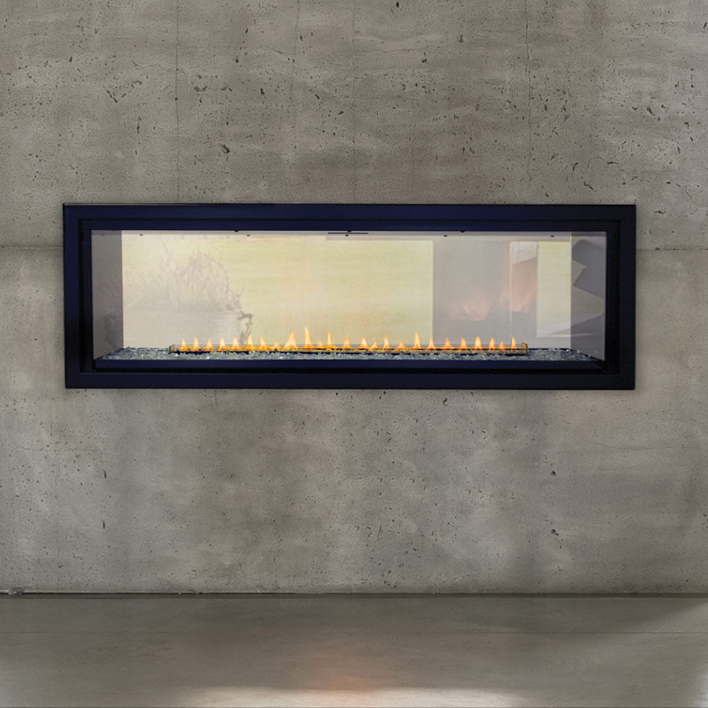 Empire 48 Inch Boulevard Vent Free Linear See - Through Gas Fireplace with Barrier and Intermittent Pilot - VFLB48SP90 - by Empire Comfort Systems | Buy at Agent BBQ