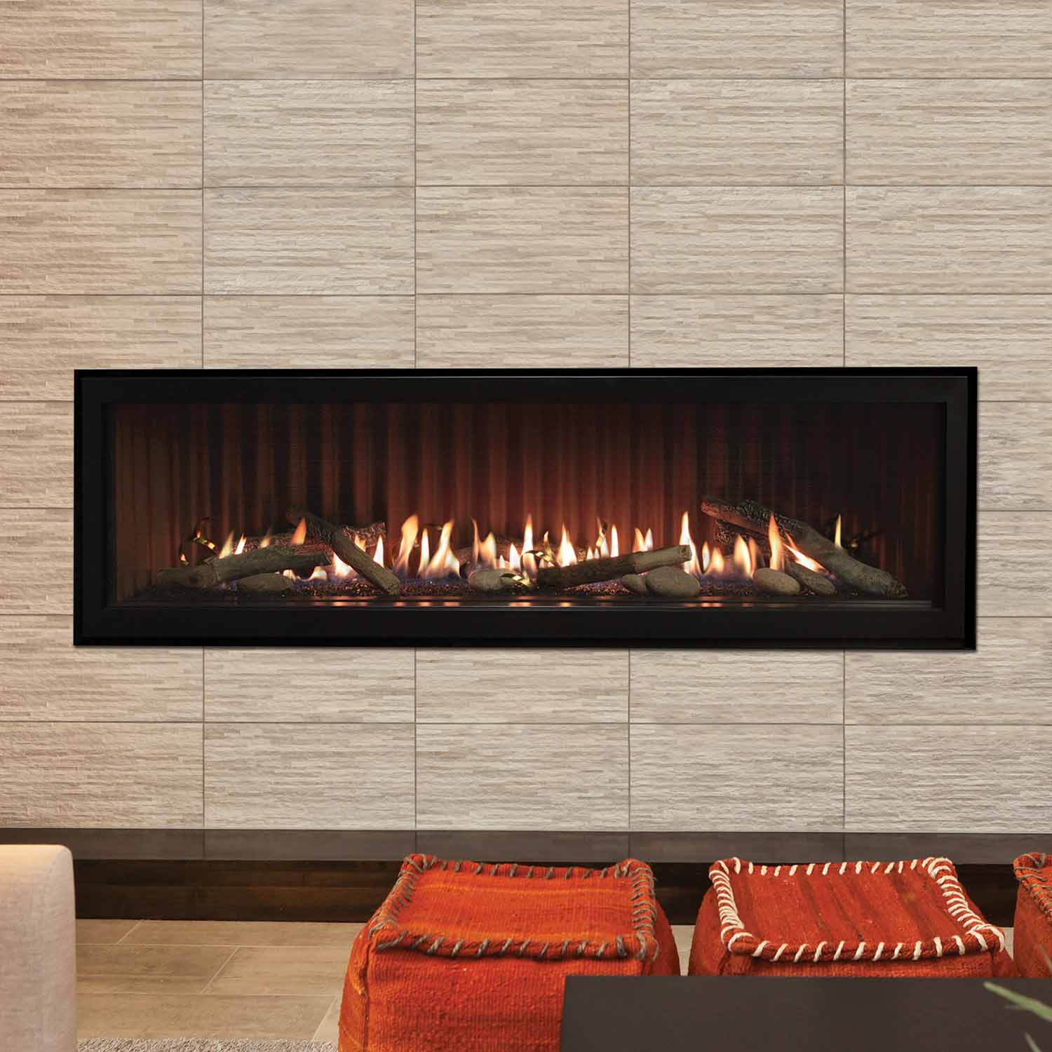 Empire 60 Inch Boulevard Direct Vent Linear Gas Fireplace - DVLL60 - by Empire Comfort Systems | Buy at Agent BBQ