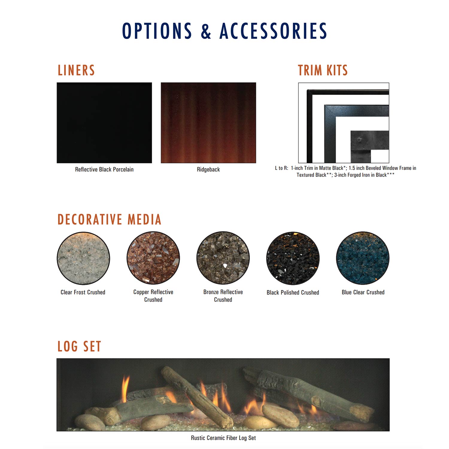 Empire Boulevard 36 - Inch Direct Vent Linear Gas Fireplace with Matte Black Liner, Crushed Glass, Multi - Function Remote - DVLL36BP92 - by Empire Comfort Systems | Buy at Agent BBQ
