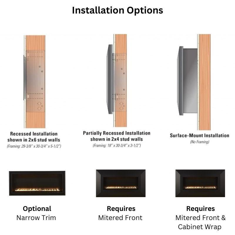 Empire Boulevard SL 30" Vent Free Linear Gas Fireplace | VFSL30FP70 - by Empire Comfort Systems | Buy at Agent BBQ